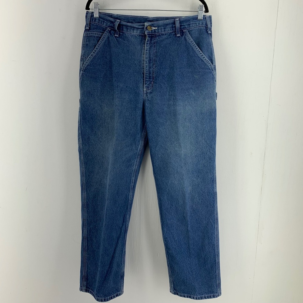 Carhartt B13-DST Loose Fit Carpenter Jeans Mens 36x29 Work Pants Utility Gorp